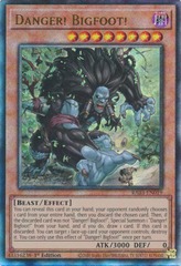 Danger! Bigfoot! (Regular Art) - RA03-EN019 - Prismatic Ultimate Rare - 1st Edition